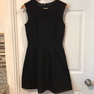 J Crew Eyelet Cutout Ponte Dress